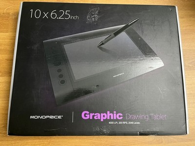 Monoprice Graphics Tablet - Black For Parts Pen Broke