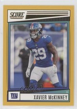 2022 Score Gold Xavier McKinney #238 c4h