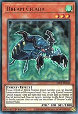 Yu-Gi-Oh TCG BLCR-DE028 UR Traum Zikade Schlachten der Legende: Kristallrache