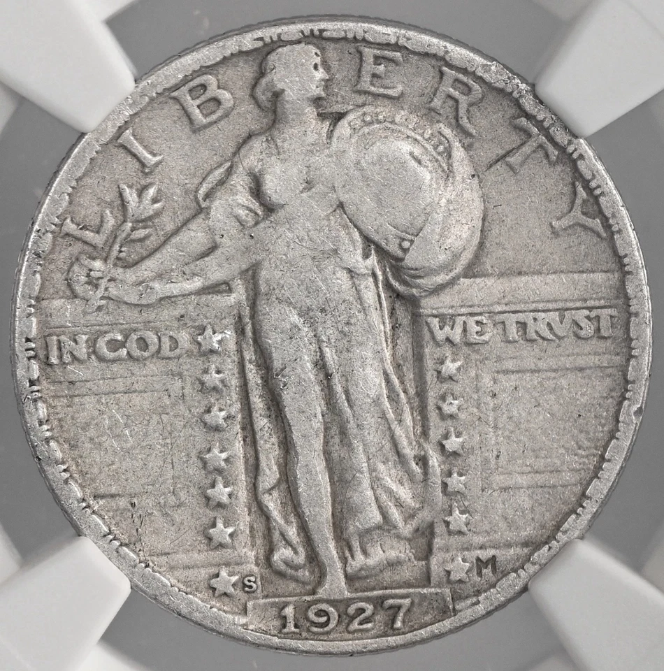 1927-S 25C STANDING LIBERTY QUARTER NGC FINE DETAILS "CLEANED" #8405238-002 - Image 2 of 4