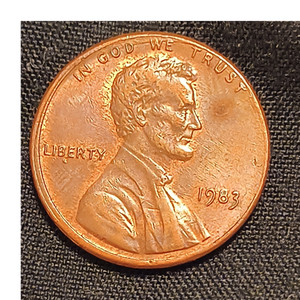 1983 Lincoln Memorial Small Cent Penny RD Circulated, Uncertified Ungraded