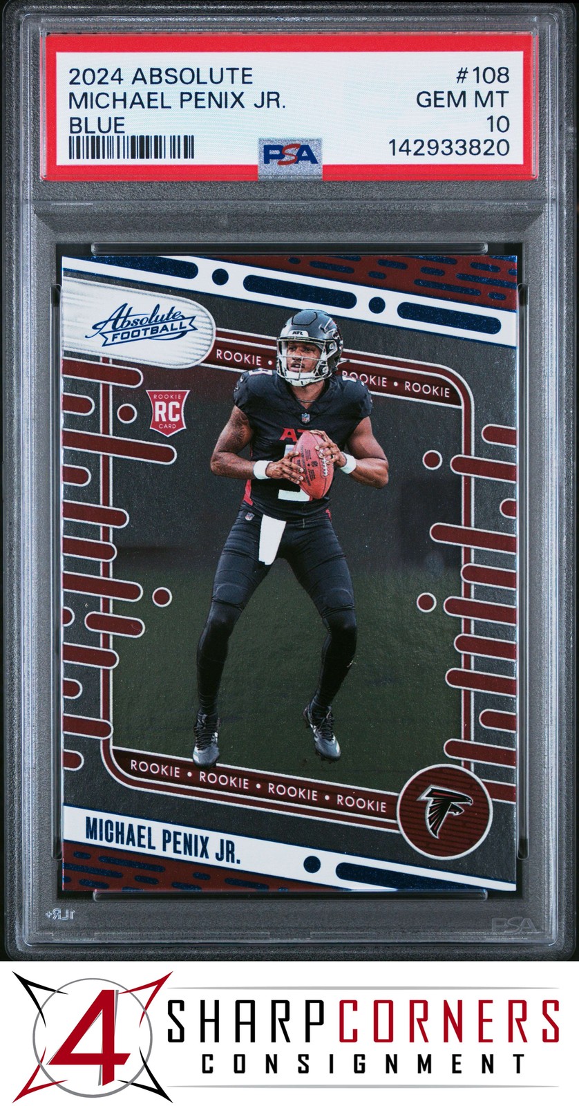 Michael Penix Panini Absolute #108 Blue