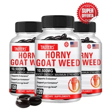 Horny goat weed for Men with Horny Goat Weed, Energy, stamina 120 caps