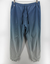 FIGS Pants Men Large Tall Blue Scrubs Jogger Technical Nurse Medical Ombre