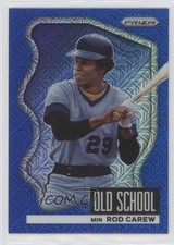 2022 Panini Prizm Old School Blue Mojo Prizm 160/199 Rod Carew #OS-9 HOF 17tq