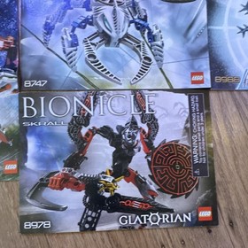 LEGO BIONICLE Instructions Manual Booklet Only Lot 8911 8747 8978 8988