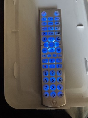 OEM General Electric 33712 Universal Remote Control Silver GE TESTED WORKING