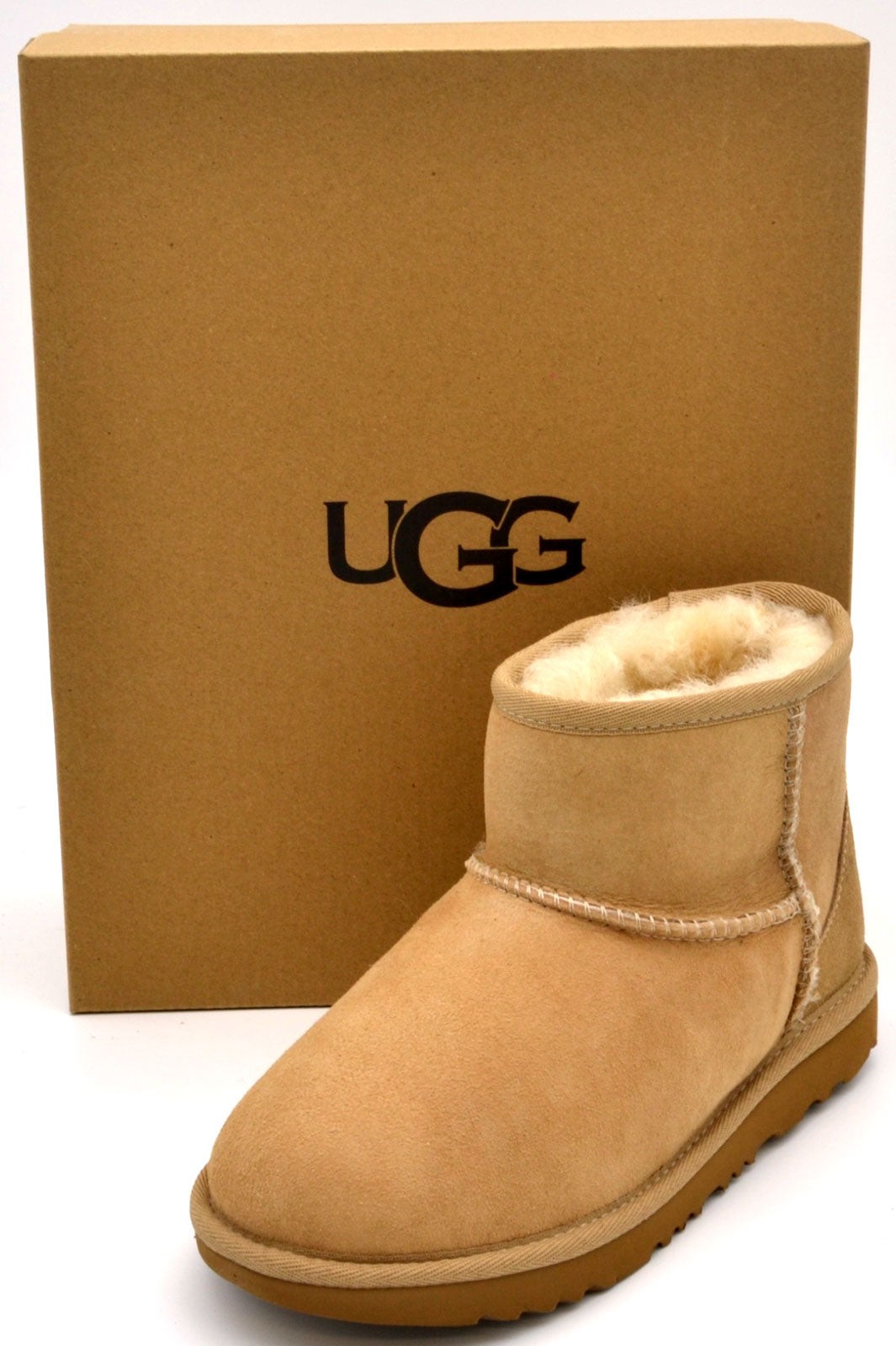 UGG Kids Classic Mini Ii Boots | Sand | 1017715K-SAN | Authentic New