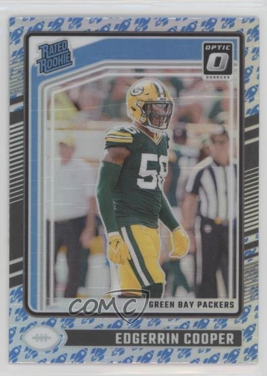 2024 Panini Donruss Optic Rated Rocket Prizm Edgerrin Cooper #231 Rookie RC 00v4