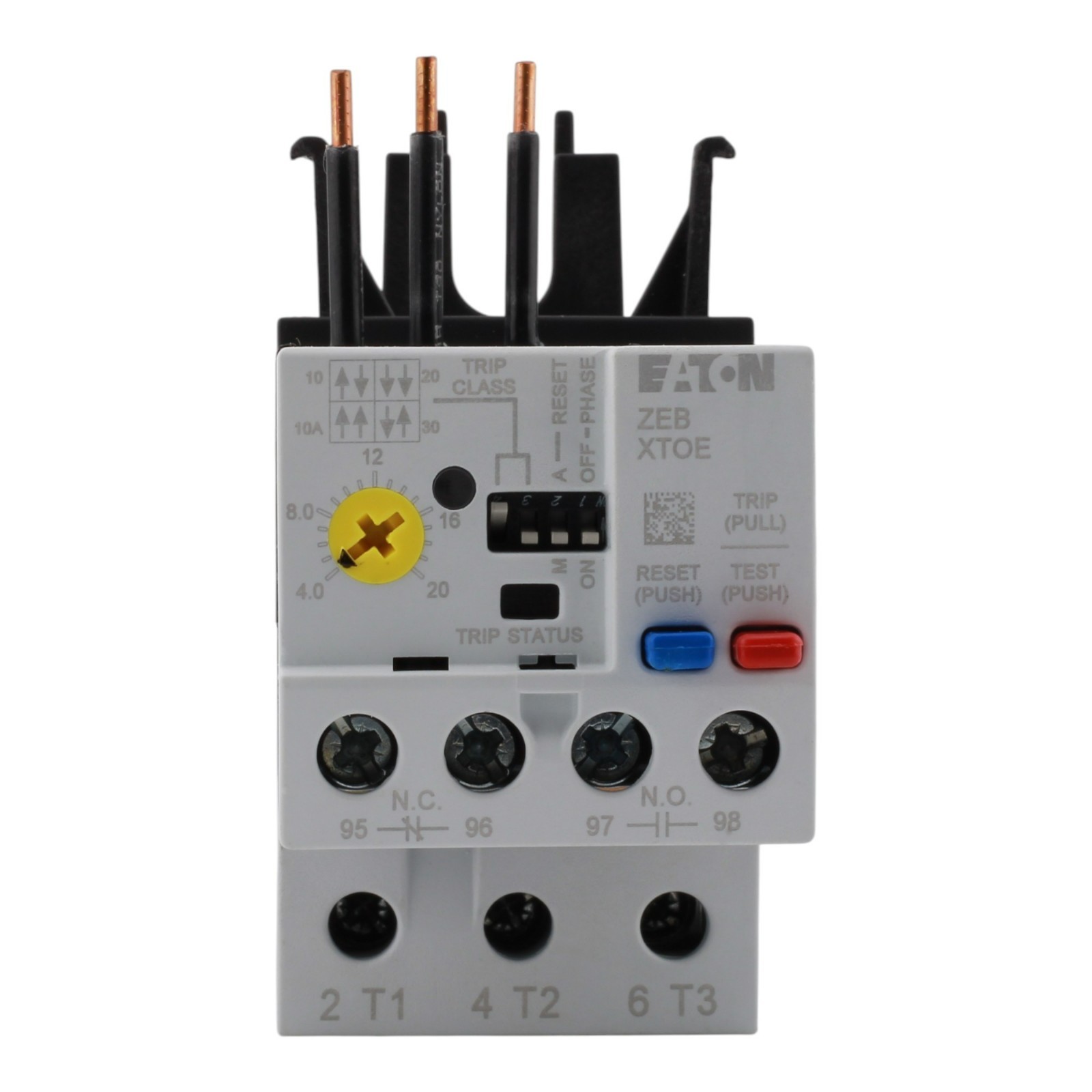 NEW Eaton XTOE020BCS Overload Relay ZEB 12-20 4-20 AMPS