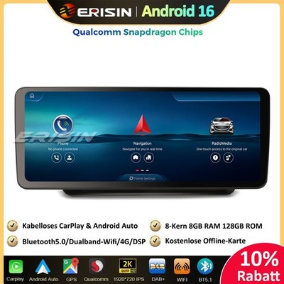 12.3'' 128GB Android 16 Autoradio GPS Für Mercedes E-Klasse W207 C207 A207 NTG4.0