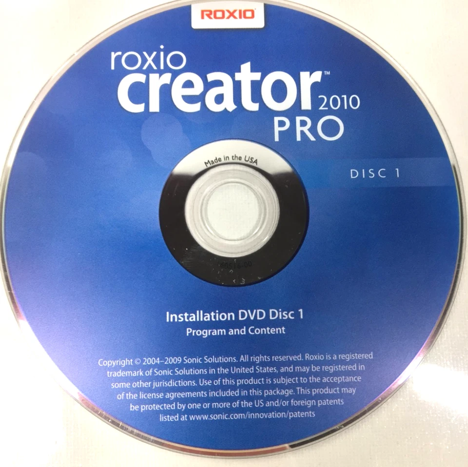 Roxio Creator Pro 2010 Software For Windows With Box & Instructions - Image 3 of 4