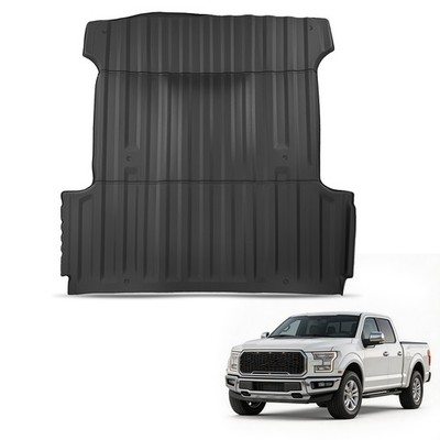 Lanbos Heavy Duty Truck Bed Mat – Compatible With 2015-2025 Ford F150, Black