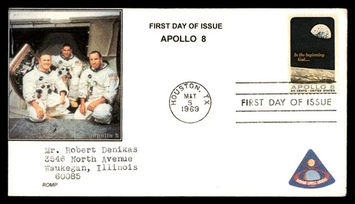Mayfairstamps US FDC 1969 Apollo 8 Astronauts First Dayco cca_19673