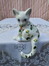 Vintage Style Hand-painted China Shelf Sitter Cat Figurine