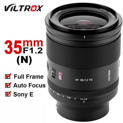 Viltrox AF 35mm F1.2 LAB (N) Full Frame Auto Focus Lens for Sony E-mount Cameras