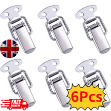 6/12PCS Stainless Steel Toggle Latch Clamp Spring Loaded Box Case Lock