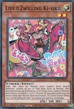 YuGiOh LiveTwin Ki-sikil (V.1) GEIM-DE013 Super Rare Good 1st