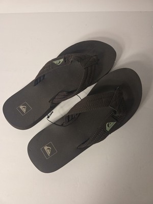 mens quiksilver flip flops