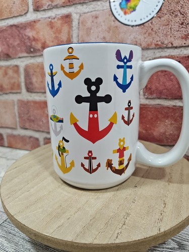 Disney Mickey & Friends Anchors 12 oz Coffee Mug Disney Pixar Hard To Find - Picture 2 of 8