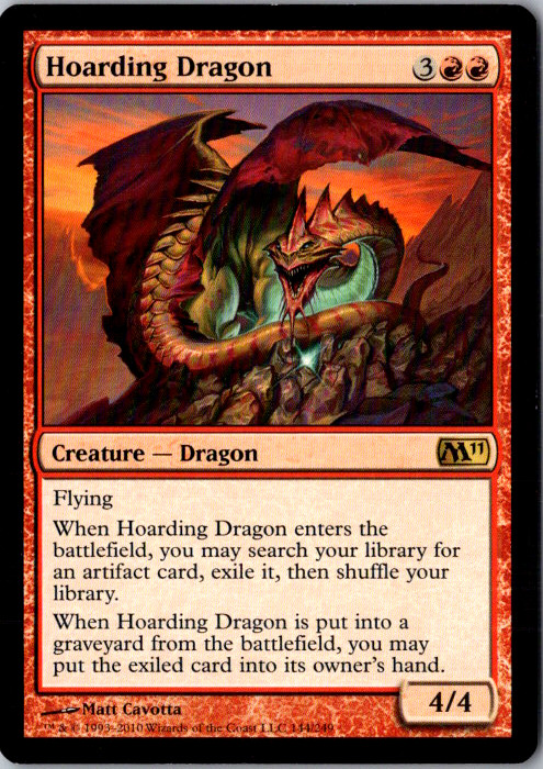 Hoarding Dragon Magic 2011 (M11) 144 Near Mint
