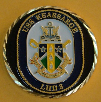 USS Kearsarge (LHD-3)  Challenge Coin 2''