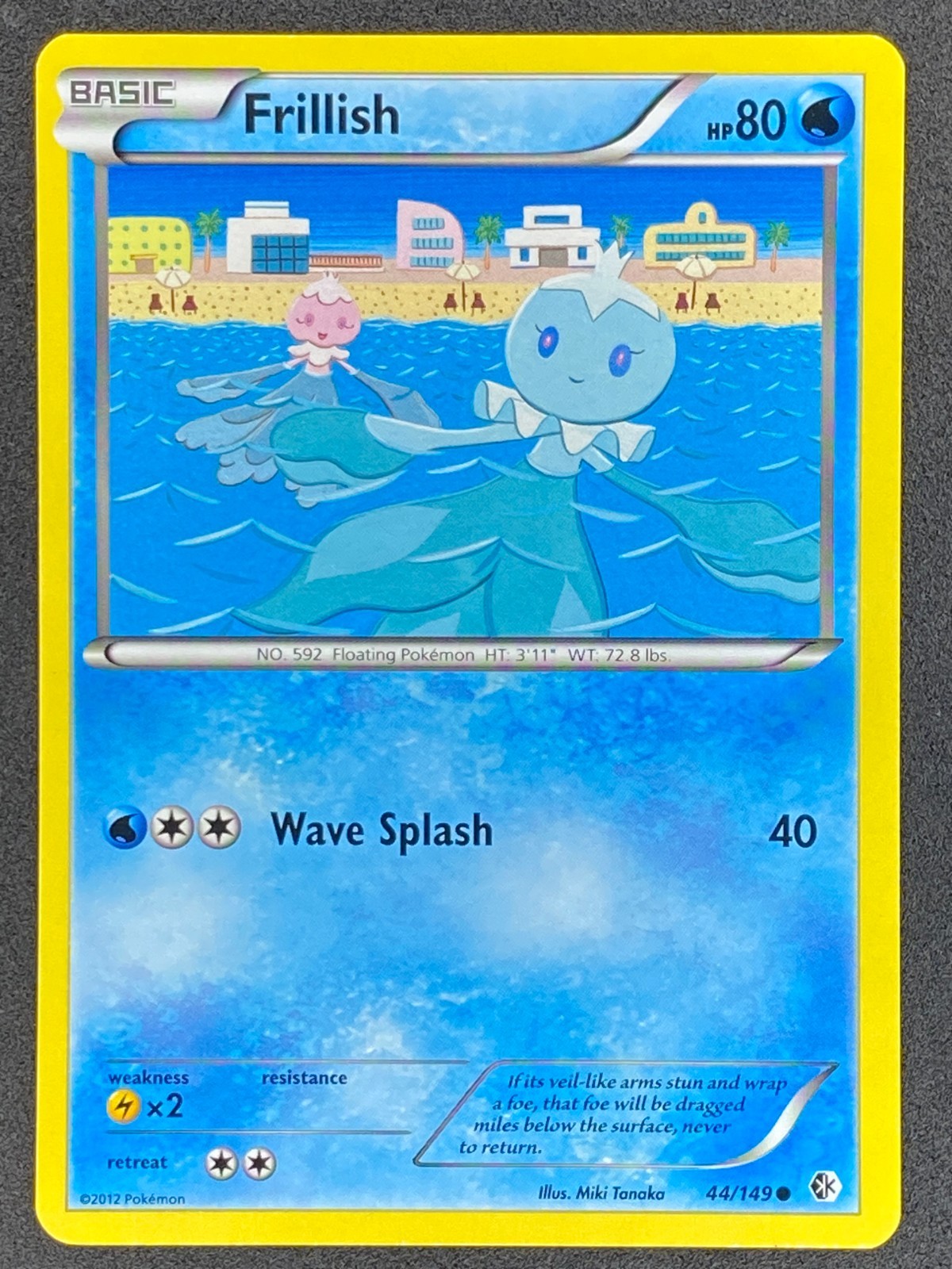 Pokémon Frillish 44/149 BCR Boundaries Crossed LP/NM