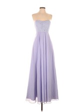 MoriLee by Madeline Gardner Women Purple Cocktail Dress 10