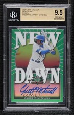 2020 Leaf Valiant Green Prismatic 75/99 Garrett Mitchell BGS 9.5 Auto q4j
