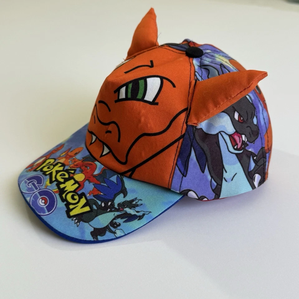 Sombrero Disfraz Halloween Charizard Pokémon Naranja y Azul Sin Marca Foto 2 de 4