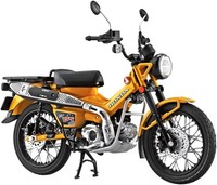 Aoshima 1/12 Diecast Motorrad Modell Honda CT125 Hunter Cub Kurkuma Gelb