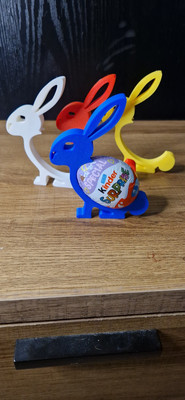 4 x 3D Druck Osterei Kinder Hase Kaninchen Halter Geschenk, gedruckt aus PLA