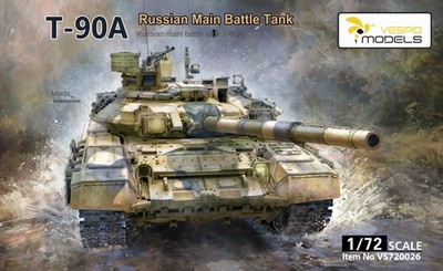 VESPID VS720026 1/72 T-90A Russian Main Battle Tank Model Kit