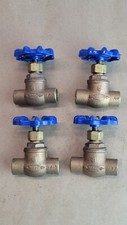 Lot of 4 Nibco Classic Pro 1/2" Bronze Globe Valves Solder Connection