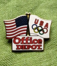 USA Olympics Office Depot Corporate Sponsorship Collectible Pin Aminco Mint Wow