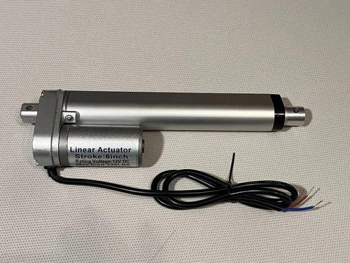 DC 12V 6" Inch Stroke Linear Actuator  225lbs Max. Load 10mm/s Speed
