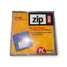Iomega Genuine 100MB Zip Disk Zip 100 Multi-Color Lot Used