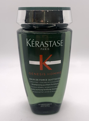 KERASTASE Genesis Homme Bain De Force Quotidien | Purifying  Shampoo for Men