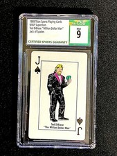 1988 WWF SUPERSTARS TITAN SPORTS CSG 9 MINT TED DIBIASE MILLION DOLLAR MAN 2797