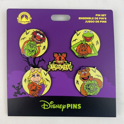 NWT Disney Trading Pins Muppets Halloween Four Set Piggy Kermit Animal 2024