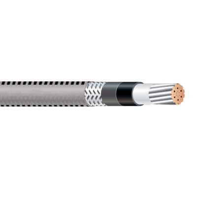 100' 12 AWG TelcoFlex III KS24194 L3 Central Office Power Cable Gray 600V