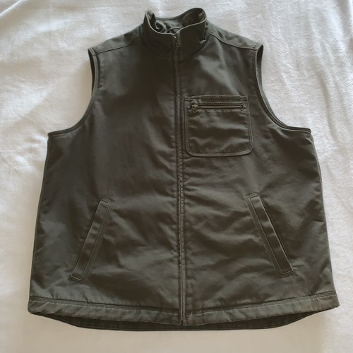 Canvas Wool Lined Field Vest Size 