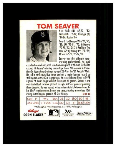 TOM SEAVER YOU PICK SEE SCANS OF EVERY CARD ALL TOM SEAVER CARDS ODD BALL METS - Bild 51 von 183