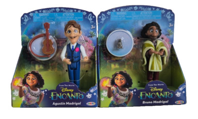 Disney Encanto Bruno Madrigal und Agustin Madrigal 3 Zoll Figur Puppe Spielzeug Set