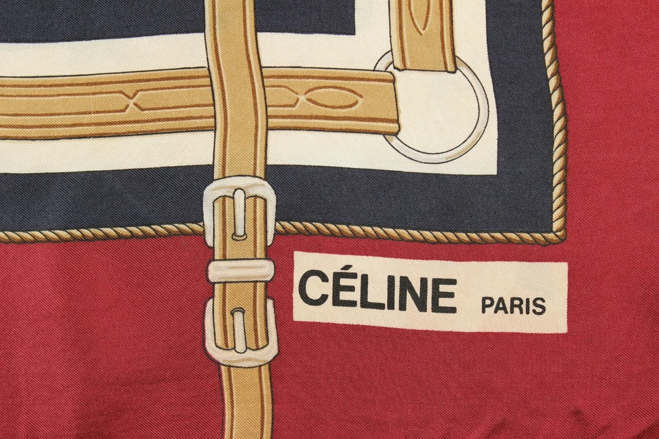 Подлинный винтажный шарф «CELINE» - Изображение 2 из 4