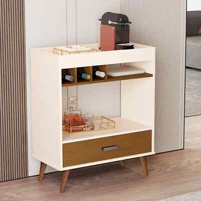 Modern Bar Cabinet   Wine Storage, Drawer & Shelves, Home Bar & Coffee Station