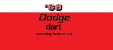 1968 Dodge Dart Owners Manual - Color 1968 Dodge Dart Owners Manual - Color