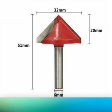 60/90/120 Degrees Wood Trimmer 3D Router Bit V Shape Engraving Bit For Wood