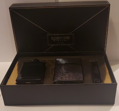 Elizabeth & James Nirvana Black Set- 1.7oz EDP, .34oz Rollerball, 3.4oz Body Oil