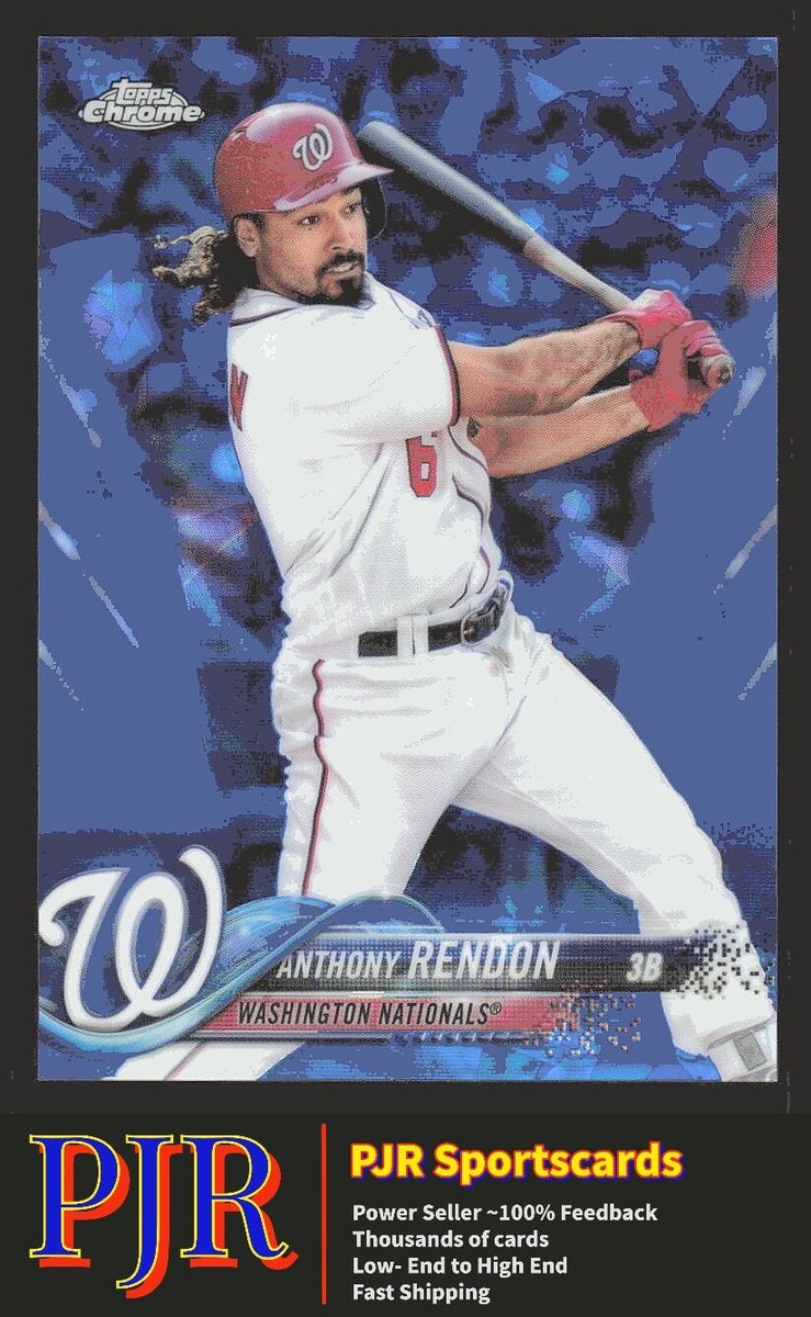 2018 Topps Chrome Sapphire Edition #36 Anthony Rendon Washington